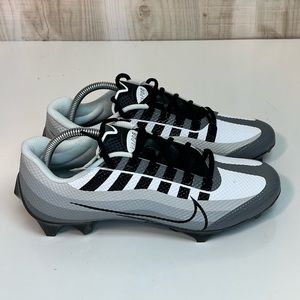 Nike Vapor Edge Speed 360 Men’s White Black Gray Football Cleats DQ5110-100